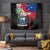 Personalised Samoa Indenpendence Day Tapestry Tropical Samoan Coat of Arms With Siapo Pattern LT03 - Polynesian Pride