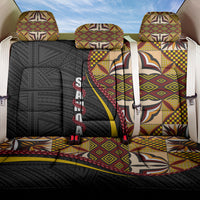 Samoa Siapo Ula Fala Back Car Seat Cover Polynesian Tribal Pattern LT03 One Size Black - Polynesian Pride