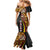 Samoa Siapo Ula Fala Family Matching Mermaid Dress and Hawaiian Shirt Polynesian Tribal Pattern LT03 - Polynesian Pride