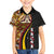 Samoa Siapo Ula Fala Family Matching Puletasi and Hawaiian Shirt Polynesian Tribal Pattern LT03 Son's Shirt Black - Polynesian Pride