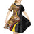 Samoa Siapo Ula Fala Kid Short Sleeve Dress Polynesian Tribal Pattern LT03 - Polynesian Pride