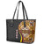 Samoa Siapo Ula Fala Leather Tote Bag Polynesian Tribal Pattern LT03 - Polynesian Pride