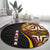 Samoa Siapo Ula Fala Round Carpet Polynesian Tribal Pattern LT03 - Polynesian Pride