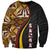 Samoa Siapo Ula Fala Sweatshirt Polynesian Tribal Pattern LT03 Unisex Black - Polynesian Pride