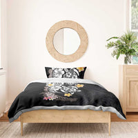Hawaiian Tropical Plumeria Turtles Bedding Set Polynesian Art Tattoo LT03 - Polynesian Pride