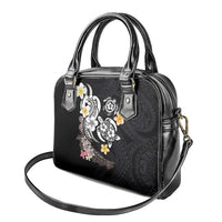Hawaiian Tropical Plumeria Turtles Shoulder Handbag Polynesian Art Tattoo LT03 - Polynesian Pride