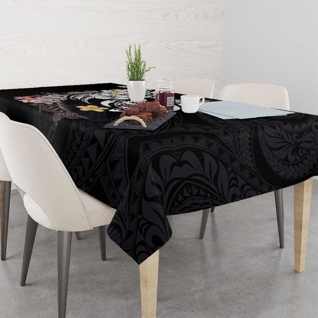 Hawaiian Tropical Plumeria Turtles Tablecloth Polynesian Art Tattoo LT03 - Polynesian Pride