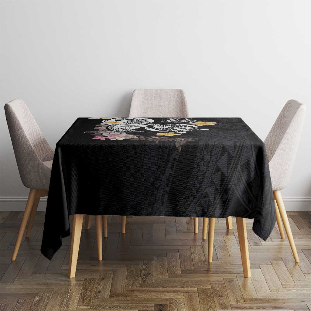 Hawaiian Tropical Plumeria Turtles Tablecloth Polynesian Art Tattoo LT03 - Polynesian Pride