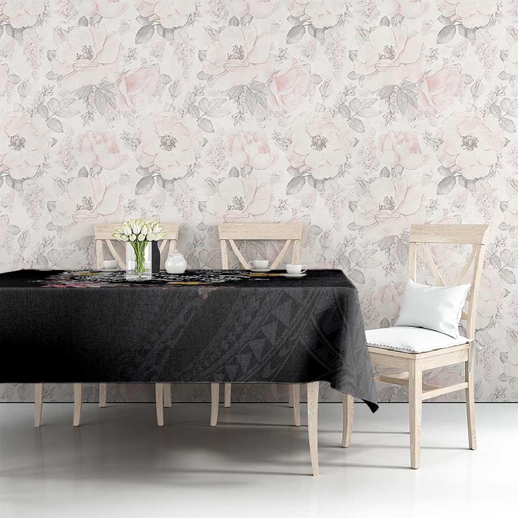 Hawaiian Tropical Plumeria Turtles Tablecloth Polynesian Art Tattoo LT03 - Polynesian Pride