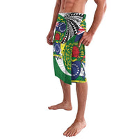 Cook Islands Independence Day Lavalava National Flag and Emblem with Tatau Tattoo LT03 - Polynesian Pride