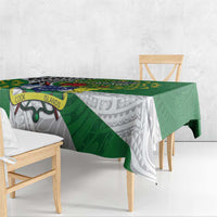 Cook Islands Independence Day Tablecloth National Flag and Emblem with Tatau Tattoo LT03 - Polynesian Pride