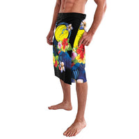 Palau Independence Day Lavalava Melanesian Tattoo with Hibiscus LT03 - Polynesian Pride