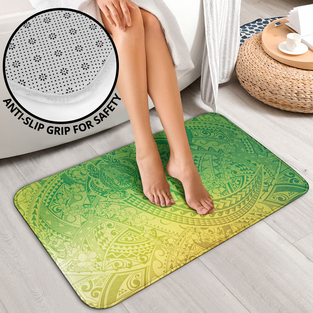 Hawaiian Turtles and Leis Bathroom Set Tribal Kakau Pattern Fresh Summer Vibe LT03 - Polynesian Pride