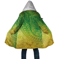 Hawaiian Turtles and Leis Cloak Tribal Kakau Pattern Fresh Summer Vibe LT03 Unisex Green - Polynesian Pride