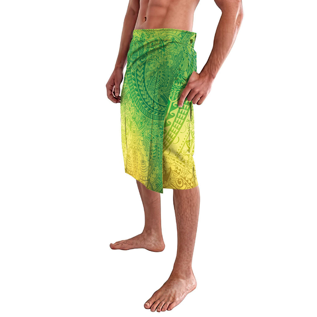 Hawaiian Turtles and Leis Lavalava Tribal Kakau Pattern Fresh Summer Vibe LT03 - Polynesian Pride