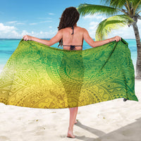 Hawaiian Turtles and Leis Sarong Tribal Kakau Pattern Fresh Summer Vibe LT03 - Polynesian Pride