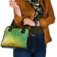 Hawaiian Turtles and Leis Shoulder Handbag Tribal Kakau Pattern Fresh Summer Vibe LT03 - Polynesian Pride