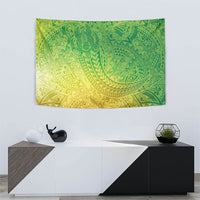 Hawaiian Turtles and Leis Tapestry Tribal Kakau Pattern Fresh Summer Vibe LT03 - Polynesian Pride