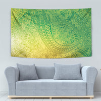 Hawaiian Turtles and Leis Tapestry Tribal Kakau Pattern Fresh Summer Vibe LT03 - Polynesian Pride