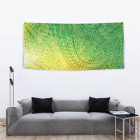 Hawaiian Turtles and Leis Tapestry Tribal Kakau Pattern Fresh Summer Vibe LT03 - Polynesian Pride