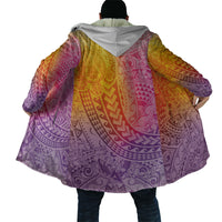 Hawaiian Turtles and Leis Cloak Tribal Kakau Pattern Magical Rainbow Sky LT03 - Polynesian Pride
