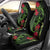 New Zealand Chameleon and Gecko Car Seat Cover Maori Silver Fern and Pohutukawa Decoration