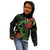 New Zealand Chameleon and Gecko Kid Hoodie Maori Silver Fern and Pohutukawa Decoration