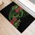 New Zealand Chameleon and Gecko Rubber Doormat Maori Silver Fern and Pohutukawa Decoration