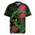 New Zealand Chameleon and Gecko Rugby Jersey Maori Silver Fern and Pohutukawa Decoration