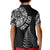 Personalised New Zealand Maori Art Tattoo and Silver Fern Kid Polo Shirt