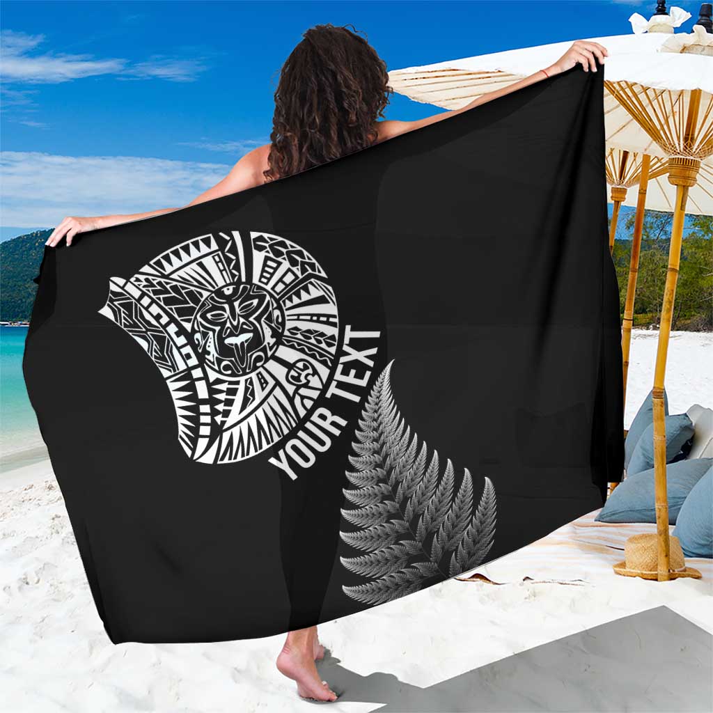 Personalised New Zealand Maori Art Tattoo and Silver Fern Sarong