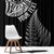 Personalised New Zealand Maori Art Tattoo and Silver Fern Window Curtain