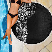Polynesian Art Traditional Tattoo Pattern Beach Blanket LT03 - Polynesian Pride