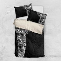 Polynesian Art Traditional Tattoo Pattern Bedding Set LT03 US Twin 172cm x 218cm Black - Polynesian Pride