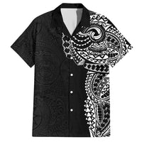 Polynesian Art Traditional Tattoo Pattern Hawaiian Shirt LT03 Black - Polynesian Pride