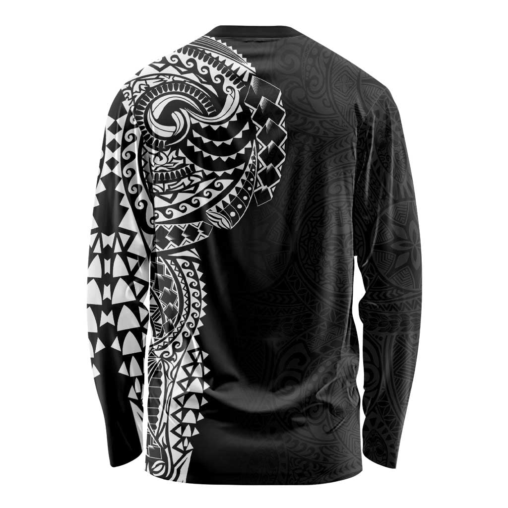 Polynesian Art Traditional Tattoo Pattern Long Sleeve Shirt LT03 - Polynesian Pride