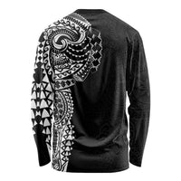 Polynesian Art Traditional Tattoo Pattern Long Sleeve Shirt LT03 - Polynesian Pride