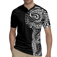 Polynesian Art Traditional Tattoo Pattern Rugby Jersey LT03 - Polynesian Pride