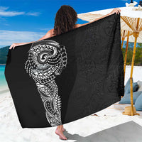 Polynesian Art Traditional Tattoo Pattern Sarong LT03 One Size 44 x 66 inches Black - Polynesian Pride