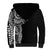 Polynesian Art Traditional Tattoo Pattern Sherpa Hoodie