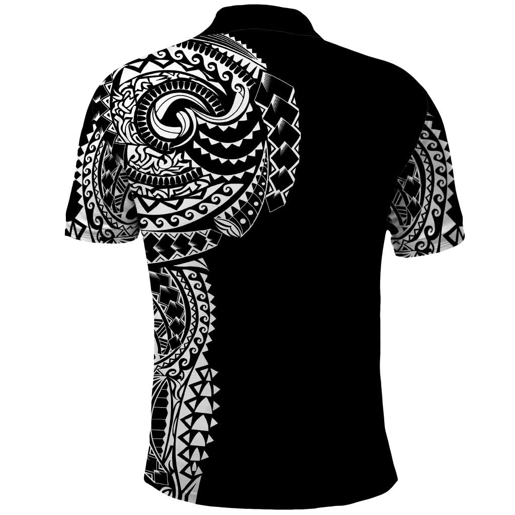 Polynesian Art Traditional Tattoo Polo Shirt Simple Style LT03 - Polynesian Pride