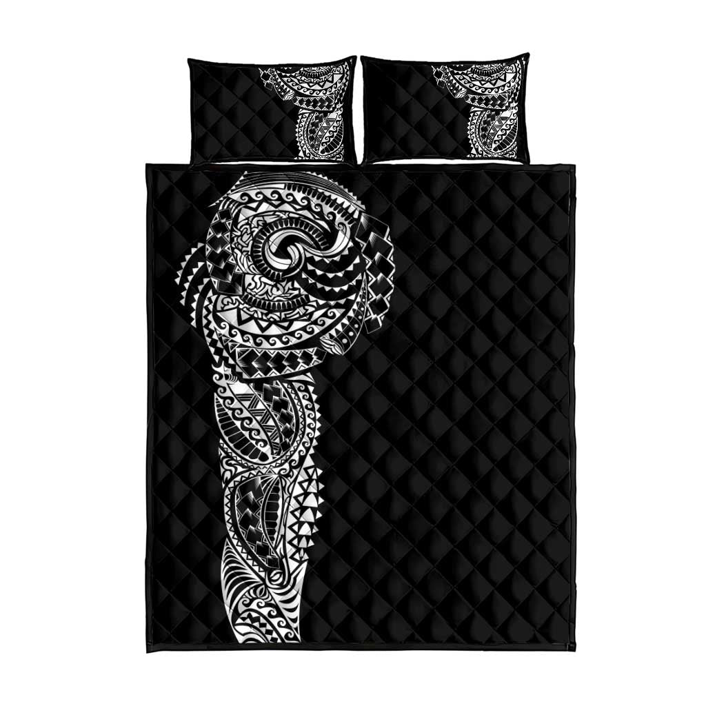 Polynesian Art Traditional Tattoo Quilt Bed Set Simple Style LT03 - Polynesian Pride