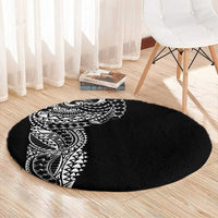 Polynesian Art Traditional Tattoo Round Carpet Simple Style LT03 - Polynesian Pride