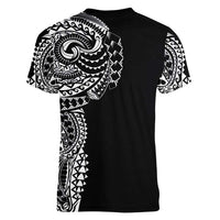 Polynesian Art Traditional Tattoo Women V-Neck T-Shirt Simple Style LT03 - Polynesian Pride