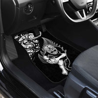 New Zealand Maori Warrior Rugby Car Mats Silver Fern LT03 - Polynesian Pride