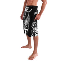New Zealand Maori Warrior Rugby Lavalava Silver Fern LT03 - Polynesian Pride