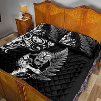 New Zealand Maori Warrior Rugby Quilt Bed Set Silver Fern LT03 - Polynesian Pride