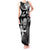 New Zealand Maori Warrior Rugby Tank Maxi Dress Silver Fern