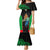 Custom PNG Mendi Muruks Rugby Mermaid Dress The Cassowary Head and PNG Bird Polynesian Tattoo LT03 Women Green - Polynesian Pride