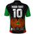 Custom PNG Mendi Muruks Rugby Polo Shirt The Cassowary Head and PNG Bird Polynesian Tattoo LT03 - Polynesian Pride